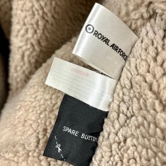 Royal Air Force XL men’s B3 style genuine leather, shearling jacket EUC - Picture 10 of 16